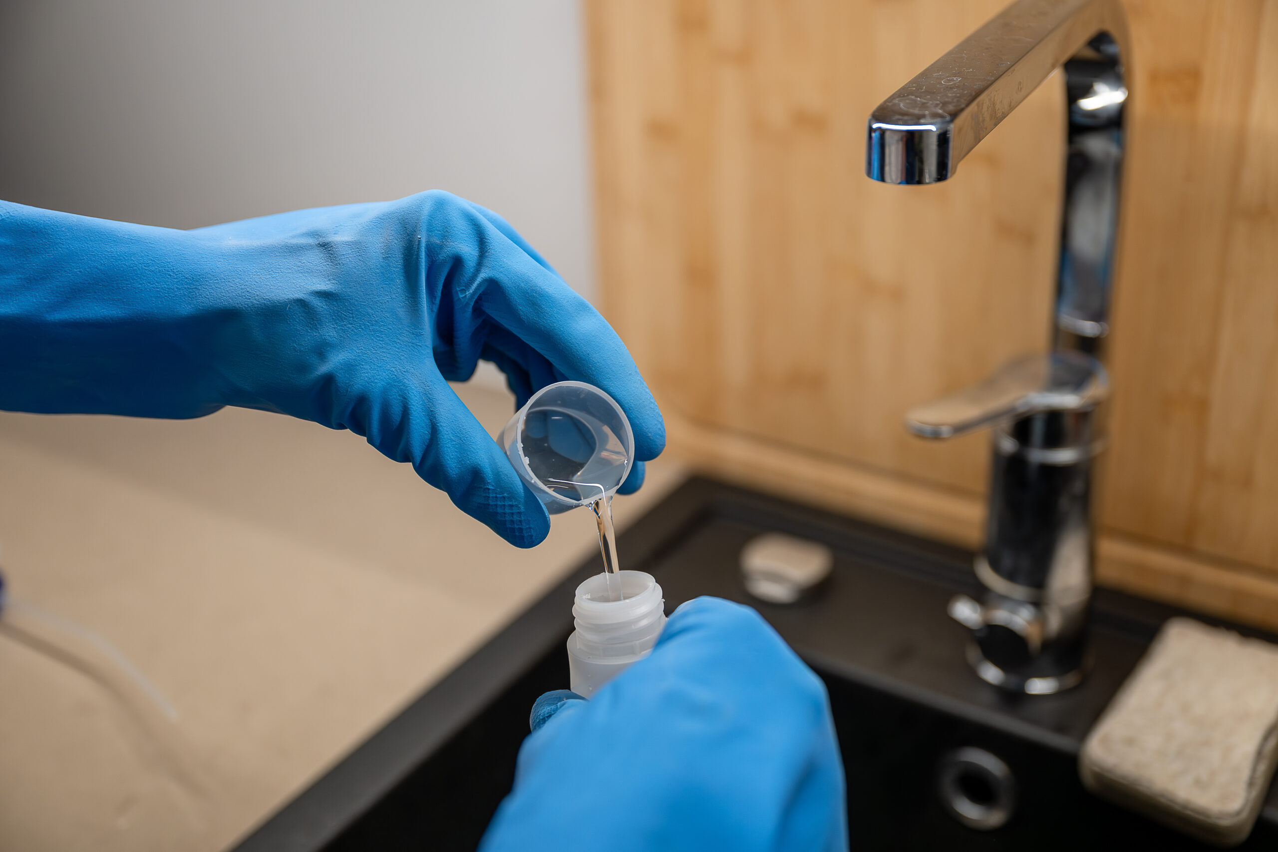 Inspector is checking and inspecting the building or house by using checklist